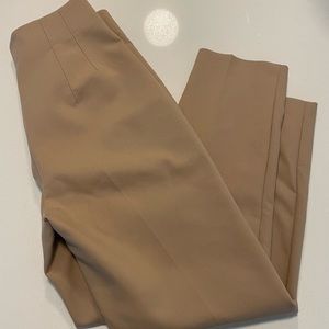 Zara High Waisted Tan Trousers